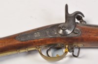 Lot 703 - A Russian 1845 percussion action musket, 93cms...