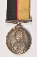 Lot 723 - A Queens Sudan medal, awarded to 3729 Private...