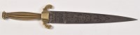 Lot 727 - A 19th Century Spanish knife, the double-edged...