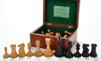 Lot 760 - An early 20th Century ebony and boxwood...