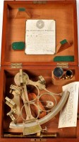 Lot 769 - An early 20th Century lacquered brass sextant,...