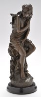 Lot 796 - Artist Unknown: a patinated bronze semi nude...
