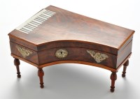 Lot 811 - A 19th Century mahogany piano pattern music...