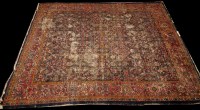 Lot 864 - *An early 20th Century Zeigla carpet, the dark...