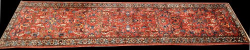 Lot 871 - A Ziegler Mahal runner, decorated throughout...