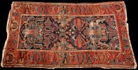 Lot 874 - An early 20th Century Aslagand rug, with bold...