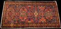 Lot 875 - An early 20th Century Bakhtiari rug, the blue...