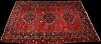 Lot 883 - An early 20th Century Qashqai carpet, the...