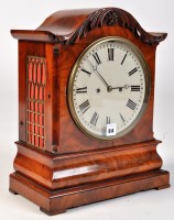 Lot 914 - A mid 19th Century mahogany bracket clock,...