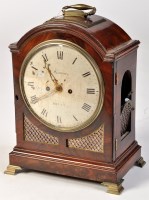 Lot 916 - *An early 19th Century mahogany bracket clock,...