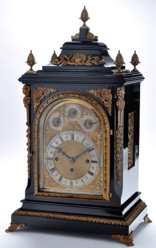 Lot 919 - A late 19th Century ebonised and giltmetal...