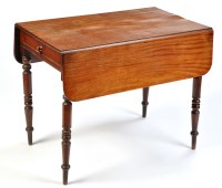 Lot 924 - A George III mahogany Pembroke table, the...