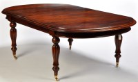 Lot 965 - A Victorian style mahogany extending dining...