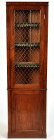 Lot 976 - A 19th Century tall mahogany cabinet, the...