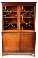 Lot 1009 - *A Regency mahogany estate cabinet, the flared...