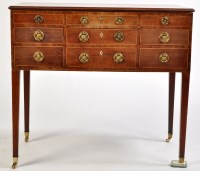 Lot 1028 - *A George III mahogany wash stand, the...