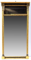 Lot 1055 - *A Regency wall mirror, the two rectangular...