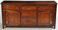 Lot 1074 - A late 18th Century oak and mahogany...