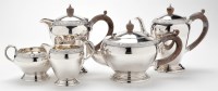Lot 542 - An Elizabeth II five-piece tea and coffee...