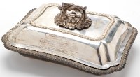 Lot 620 - A Victorian entree dish and cover, by Edward...