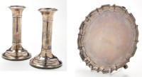 Lot 632 - A George V waiter, by Sibray, Hall & Co....