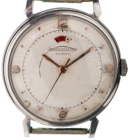 Lot 680 - Jaeger LeCoultre: a mid 20th Century stainless...