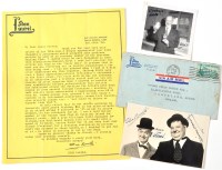 Lot 847 - An archive of six personal letters (with...