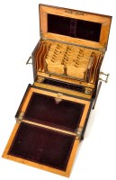 Lot 850 - A Victorian inlaid rosewood correspondence box,...