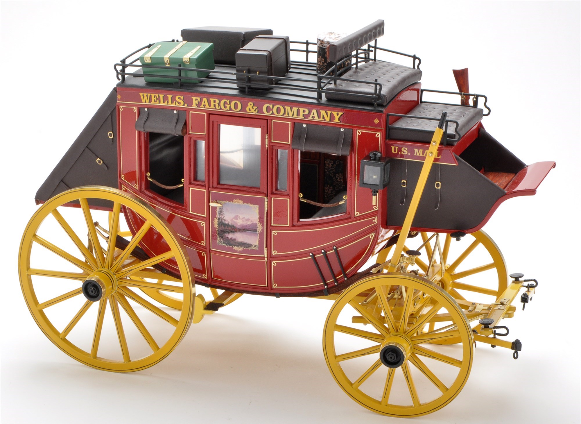 Lot 867 - A scratch built model of a Wells. Fargo & Co.