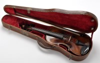 Lot 874 - A late 19th Century German Amati style violin,...