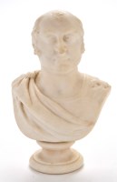 Lot 898 - Artist Unknown: a carved marble bust of a...