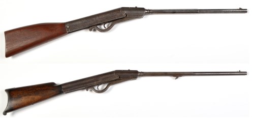 Lot 988 - A Belgian Gem type, heavy pattern 6.5 cal. air...
