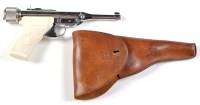 Lot 1077 - A Hy-Score model 700 .177cal. air pistol, the...