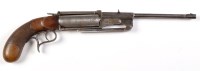 Lot 1085 - An Oscar Will patent .177cal. air pistol, no....