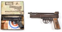 Lot 1099 - A Webley & Scott Ltd, MKI .177cal. air pistol,...