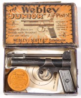 Lot 1101 - A Webley Junior .177cal. air pistol, no....