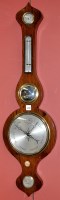 Lot 1138 - A mid 19th Century rosewood wheel barometer,...