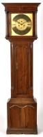 Lot 1152 - John Ellis, Tal Y Cafn: an oak longcase clock,...