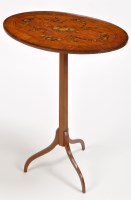 Lot 1277 - An early 19th Century satinwood tip-up-top...