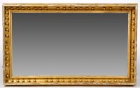 Lot 1302 - A 19th Century rectangular gilt wood and gesso...