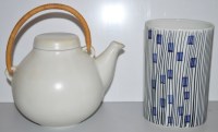 Lot 31A - Arabia, Finland: a Studio pottery teapot and...