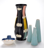 Lot 42 - Brentleigh ware: a mid 20th Century vase, with...