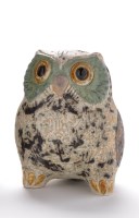 Lot 50 - Lladro: a model of an owl, with textured...