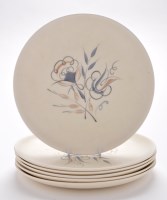 Lot 64 - Sheila Jenkins for Poole: six plates of free...