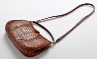 Lot 74A - Christian Dior: a mid 20th Century crocodile...