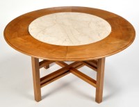 Lot 105 - A mid-20th Century teak circular coffee table,...