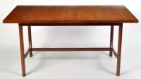 Lot 109 - Vanson: a Danish teak extending dining table,...