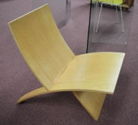 Lot 131A - Jens Nielsen: a beech plywood ''Laminex''...