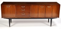 Lot 133 - Nathan: a mahogany sideboard, fitted three...