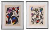 Lot 183 - After Joan Miro ''UNTITLED'' colour...